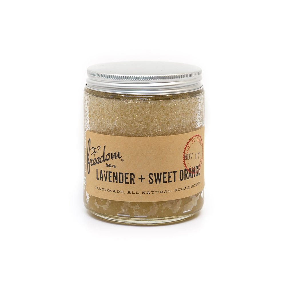 LAVENDER + SWEET ORANGE SUGAR SCRUB