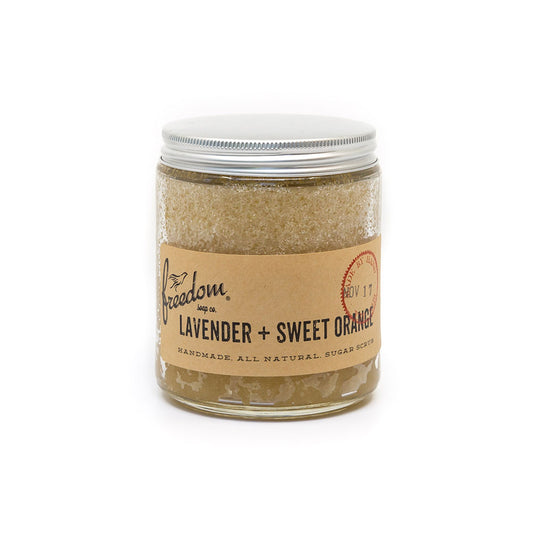 LAVENDER + SWEET ORANGE SUGAR SCRUB
