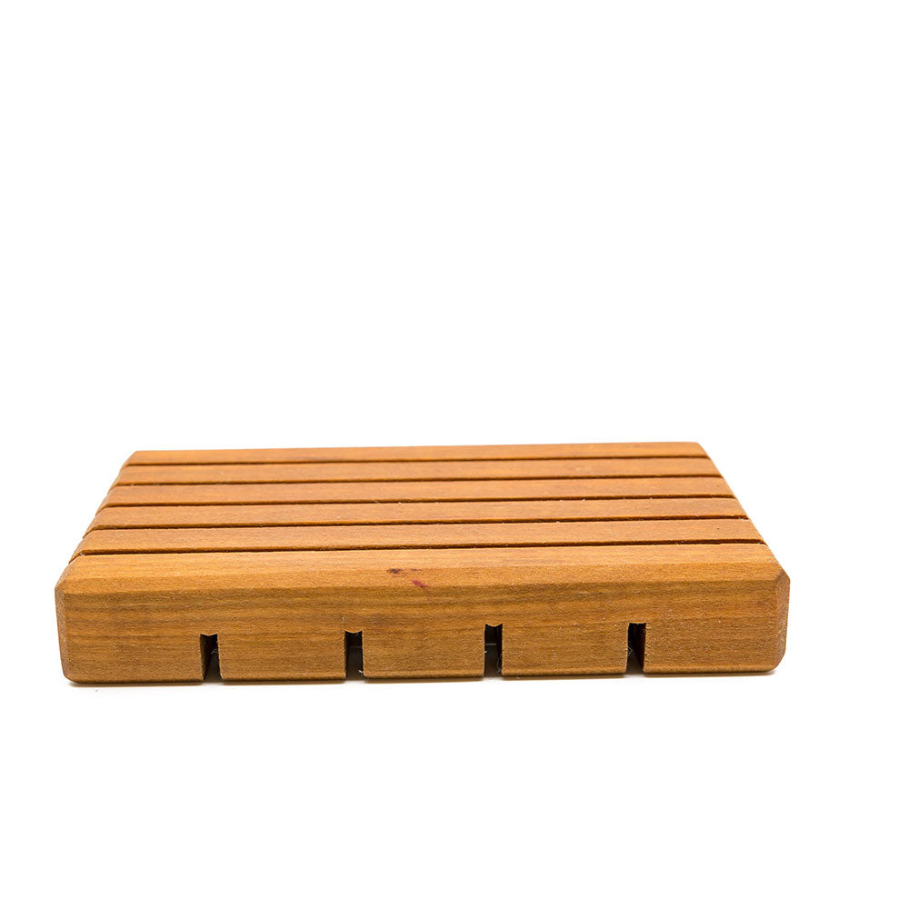CHERRY WOOD SOAP DISH