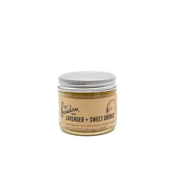 LAVENDER + SWEET ORANGE SUGAR SCRUB